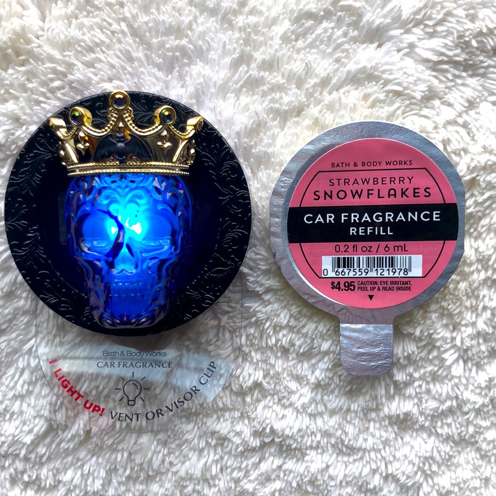 Bath and Body Works Skull Car Visor Clip Vent Clip - Picture 1 of 1